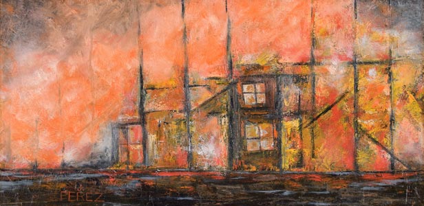 Landmark Square Apts Fire by Juan Perez