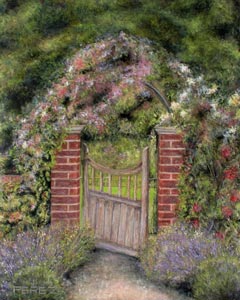 The Garden Gate by Juan Perez